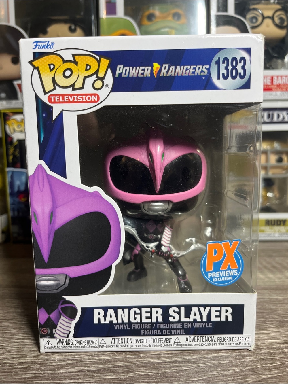 Funko Pop! Power Rangers Ranger Slayer - Pink and Black Vinyl Figure (PX)